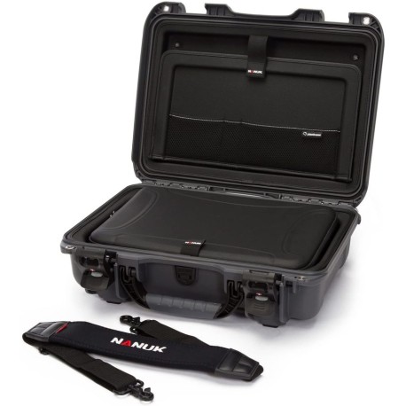Nanuk 923 – Maletin rígido con Kit de inserción para Laptop Color Grafito